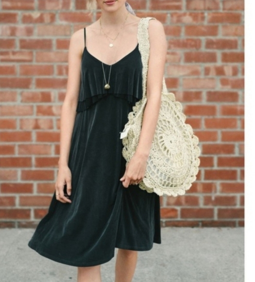 Anthropologie Dresses & Skirts - NWOT Anthropologie Eri + Ali Black Slip Dress XS